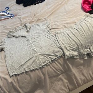 Target Gray Pajama Set